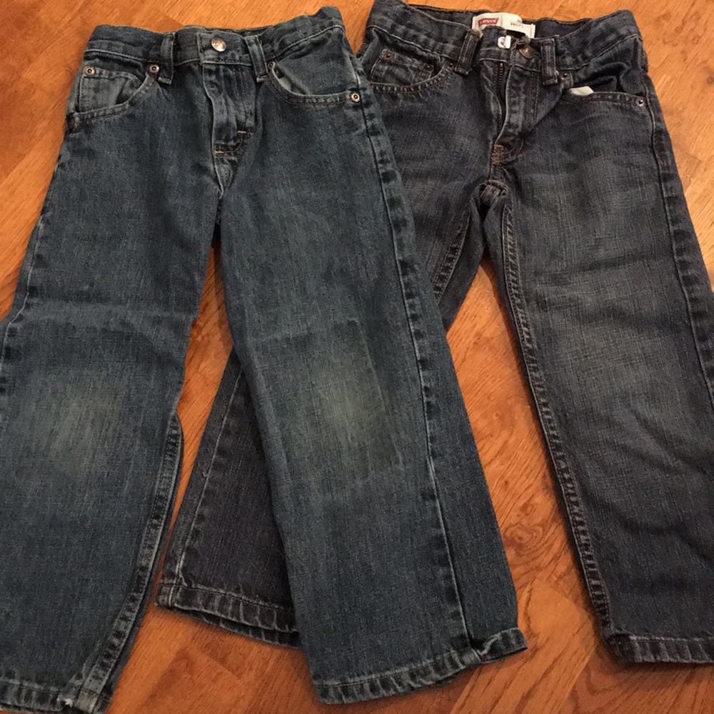Boys jeans size 5 Levi and Lee